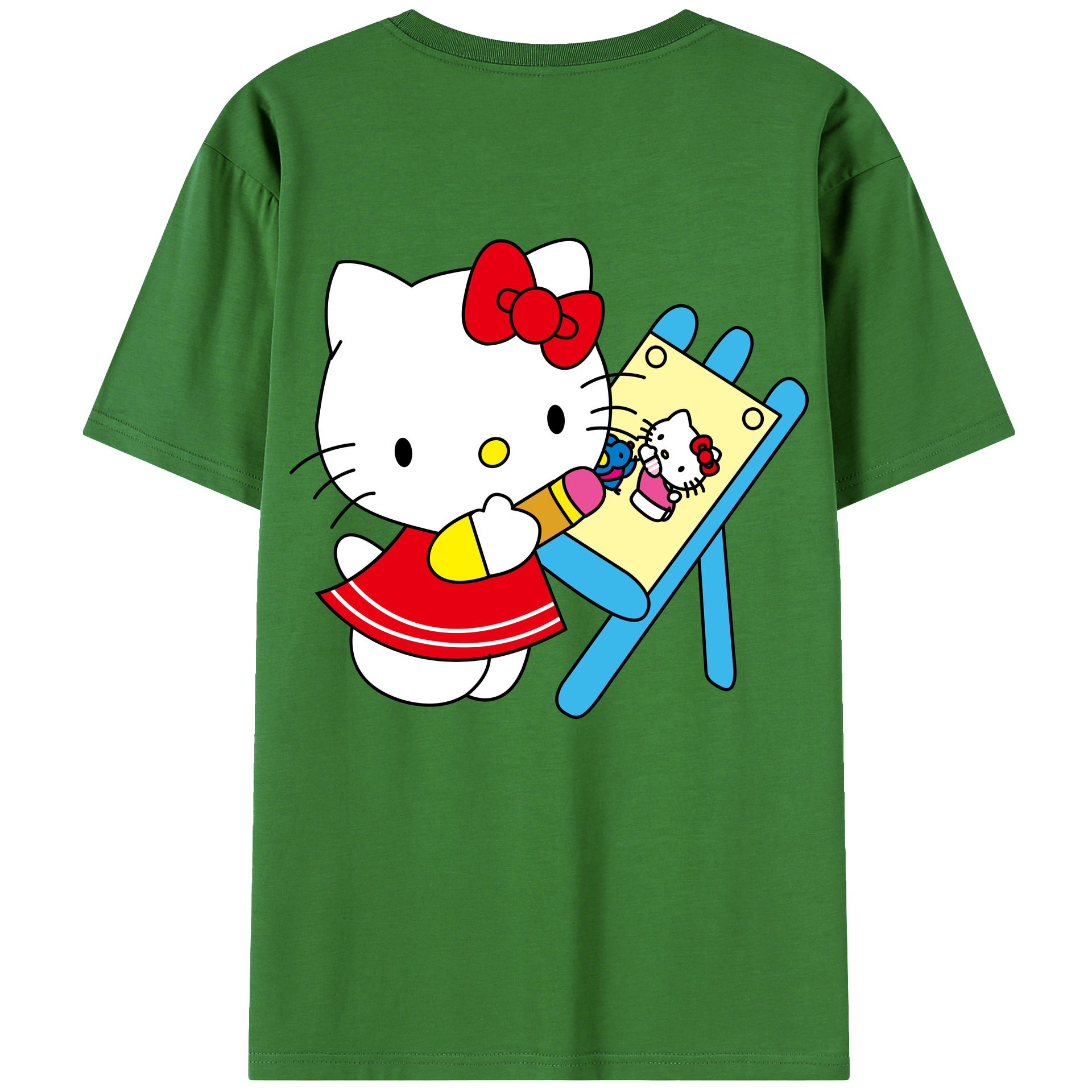 （画像用） Hello Kitty ハローキティ レディース半袖Tシャツ(バックプリント)